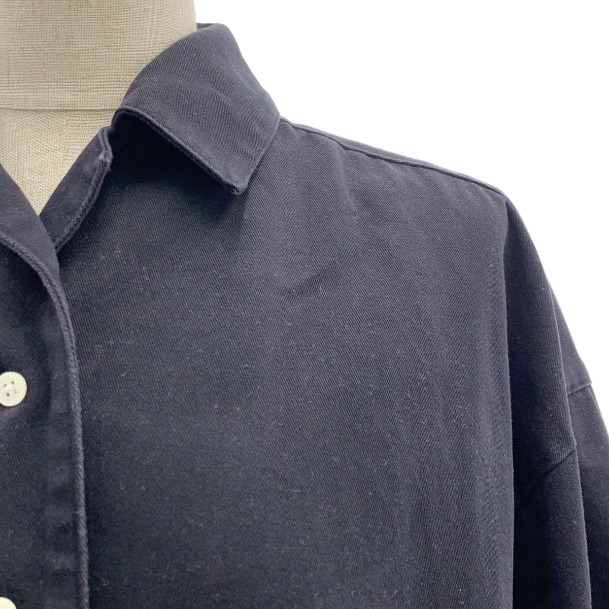 foufou | THE DRESS atelier 純棉連身裙 | XS | 黑色 | 女款