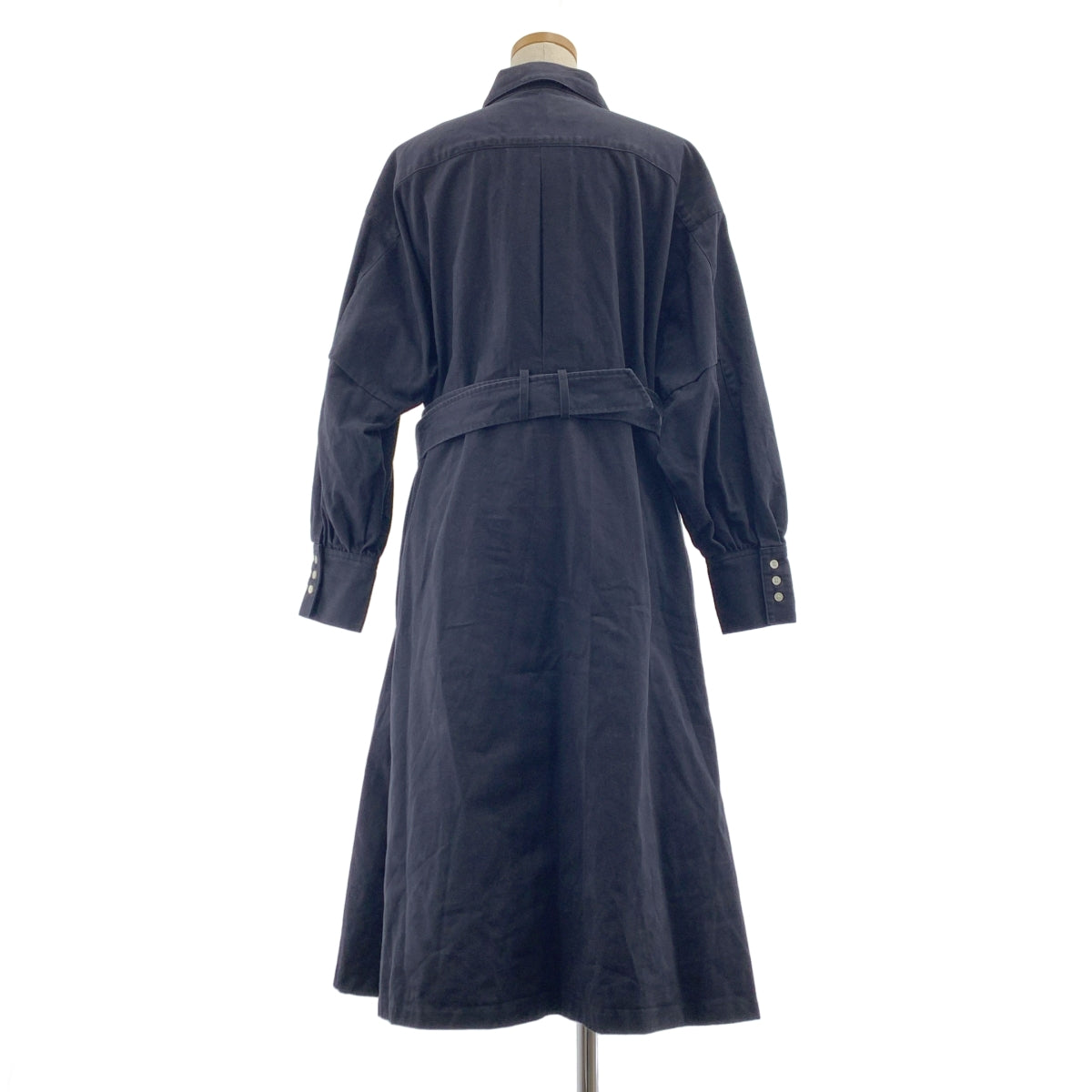 foufou | THE DRESS atelier 純棉連身裙 | XS | 黑色 | 女款