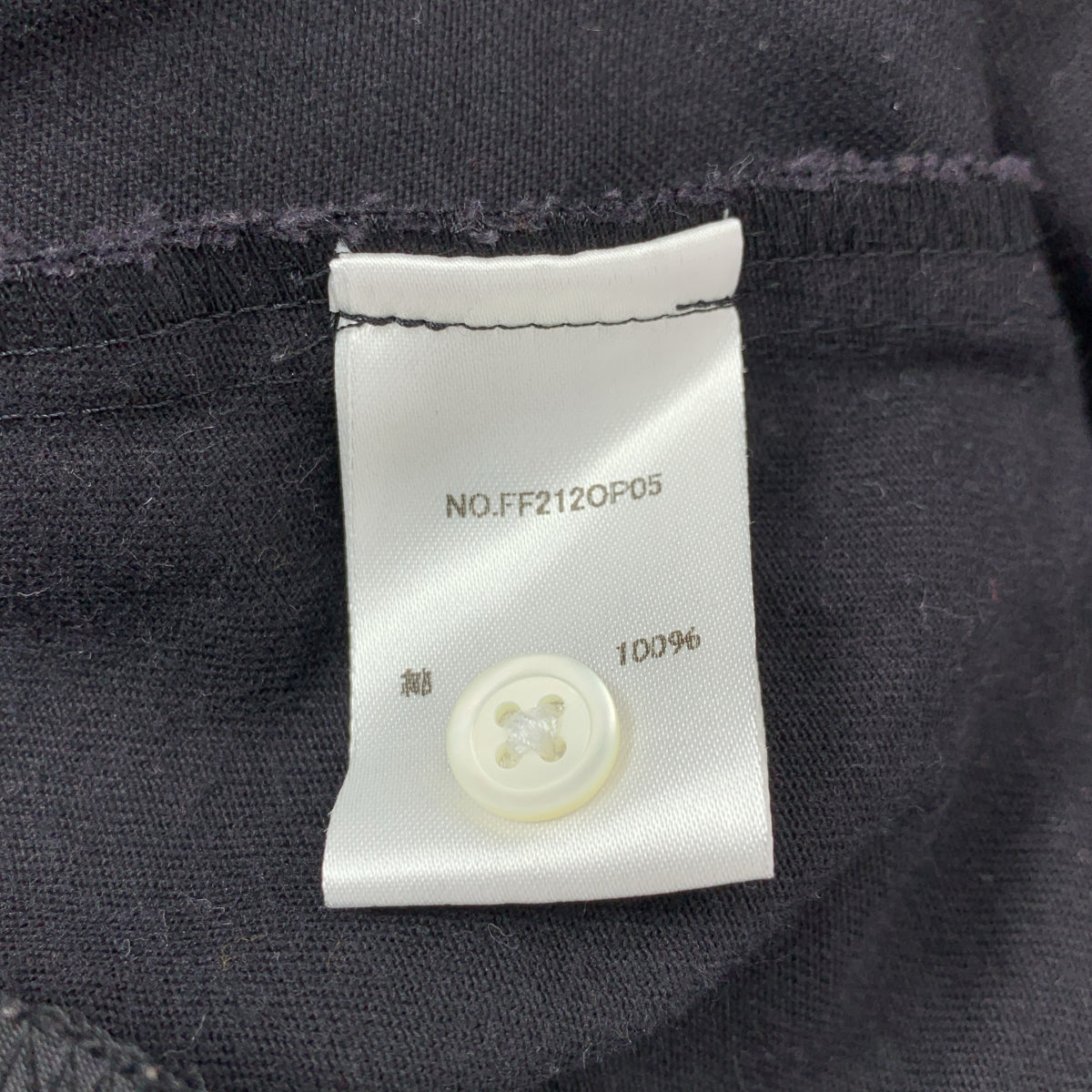 foufou | THE DRESS atelier 純棉連身裙 | XS | 黑色 | 女款