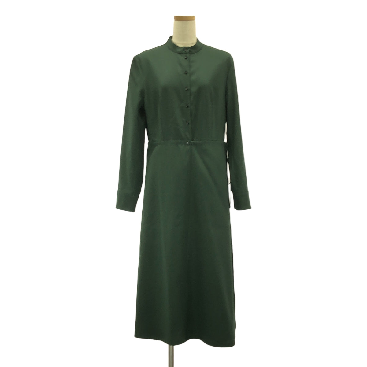 JIL SANDER | 羊毛腰帶裹身裙 | 34 | 綠色 | 女款