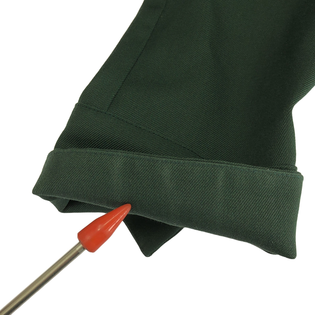 JIL SANDER / 질산더 | 울 웨스트 리본 랩 원피스 | 34 | 그린 | 여성