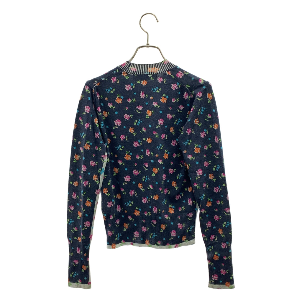 tricot COMME des GARCONS / 트리코 콤 데 갤슨 | 2005AW | 울 총무늬 꽃 니트 스웨터 |