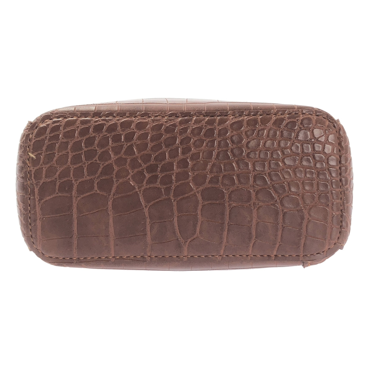 【미품】 RANDEBOO / 랑데부 | 악어 밀어 숄더백 | 브라운 | 여성