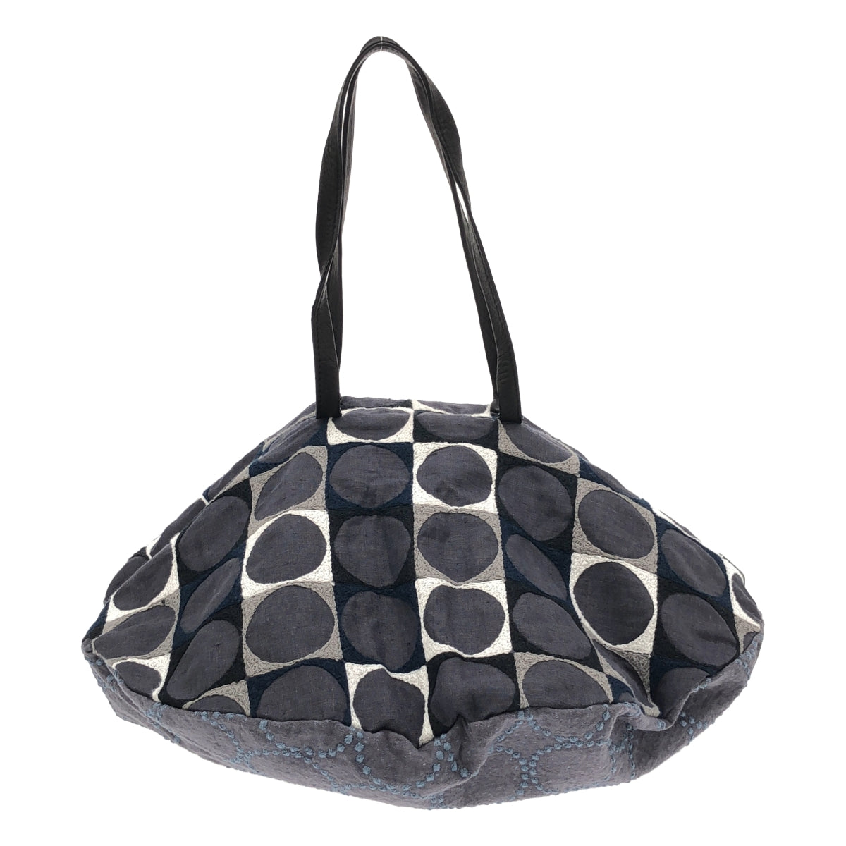 mina perhonen / ミナペルホネン | pallo×tambourine  pizza bag パーロ × タンバリン 刺しゅう ピザ トートバッグ |