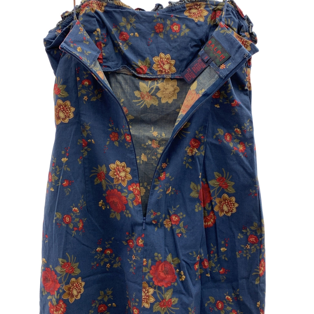 拉夫勞倫 | 全身印花褶皺洋裝 | 8碼 | 女裝