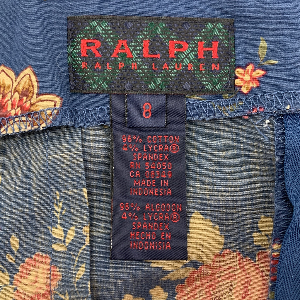 拉夫勞倫 | 全身印花褶皺洋裝 | 8碼 | 女裝