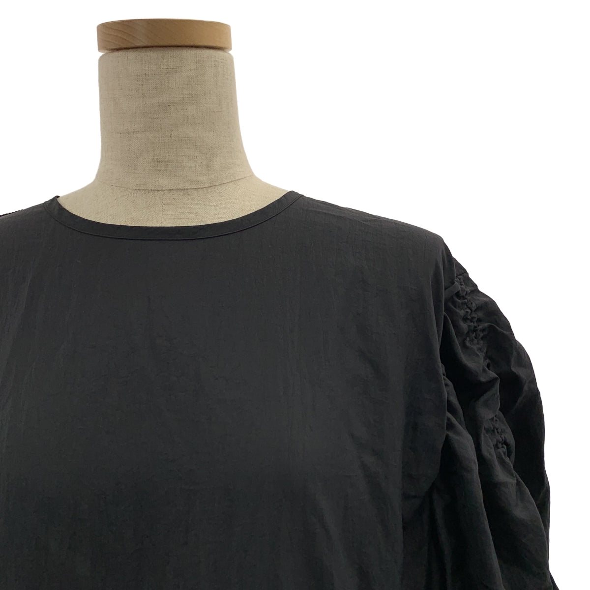 6(ROKU) / 록 | 2024SS | 나일론 볼륨 반소매 원피스 | 38 |