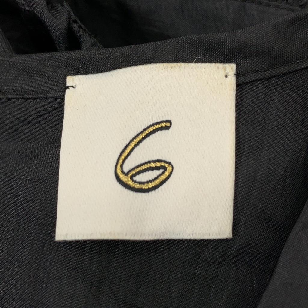 6(ROKU) / 록 | 2024SS | 나일론 볼륨 반소매 원피스 | 38 |