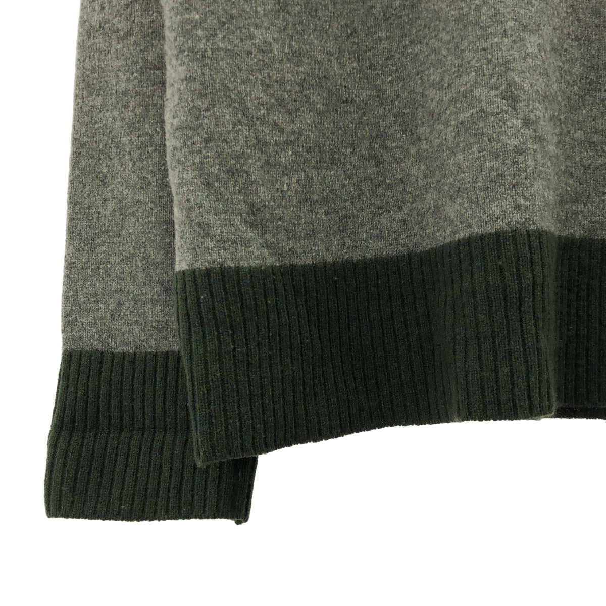 visvim | 雙色羅紋圓領針織衫 | 2 碼 | 男士