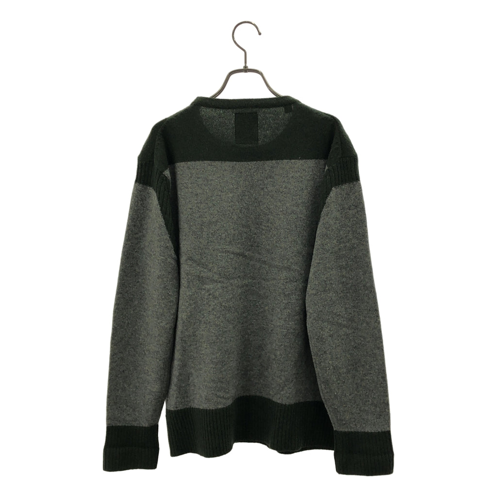 visvim / 비즈빔 | 바이 컬러 리브 전환 크루넥 니트 | 2 | 남성