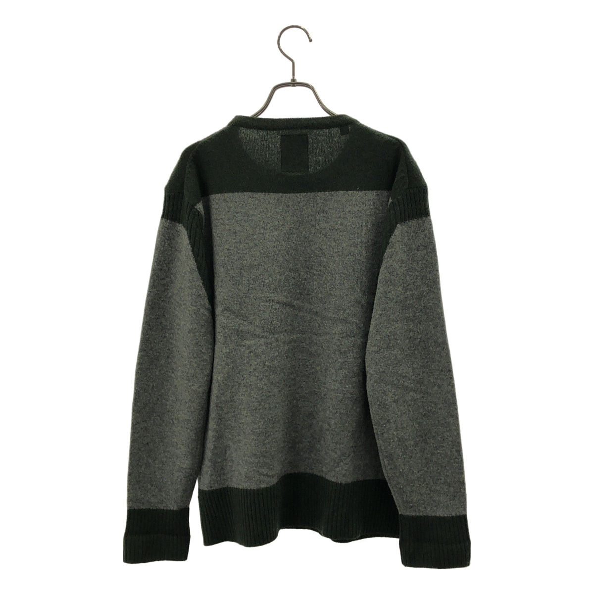 visvim | 雙色羅紋圓領針織衫 | 2 碼 | 男士