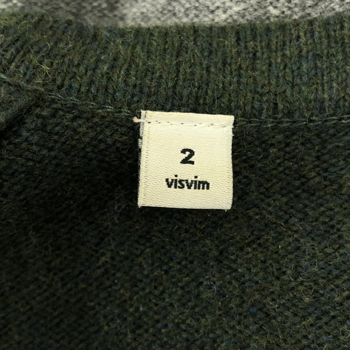 visvim / 비즈빔 | 바이 컬러 리브 전환 크루넥 니트 | 2 | 남성