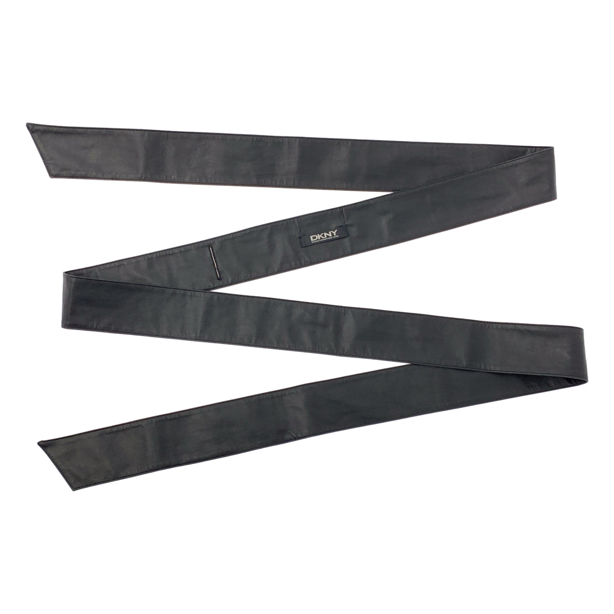 DKNY / ダナキャランニューヨーク | レザー リボン ベルト |