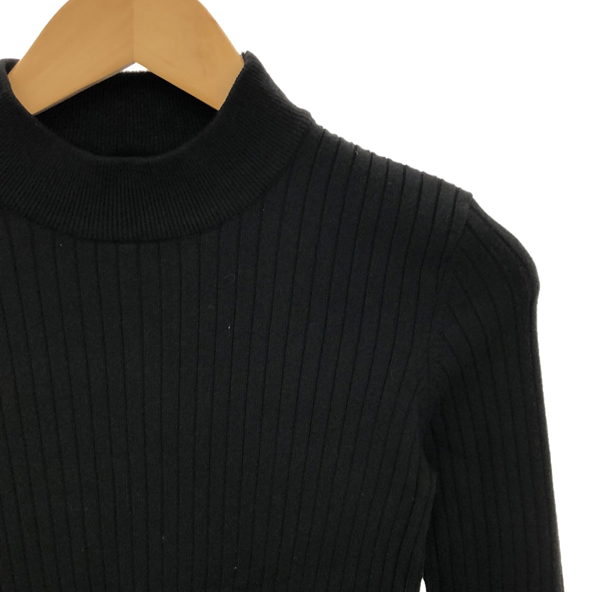 UN3D / Unsreed | Flare Sleeve High Neck Knit | F | Black | Women's