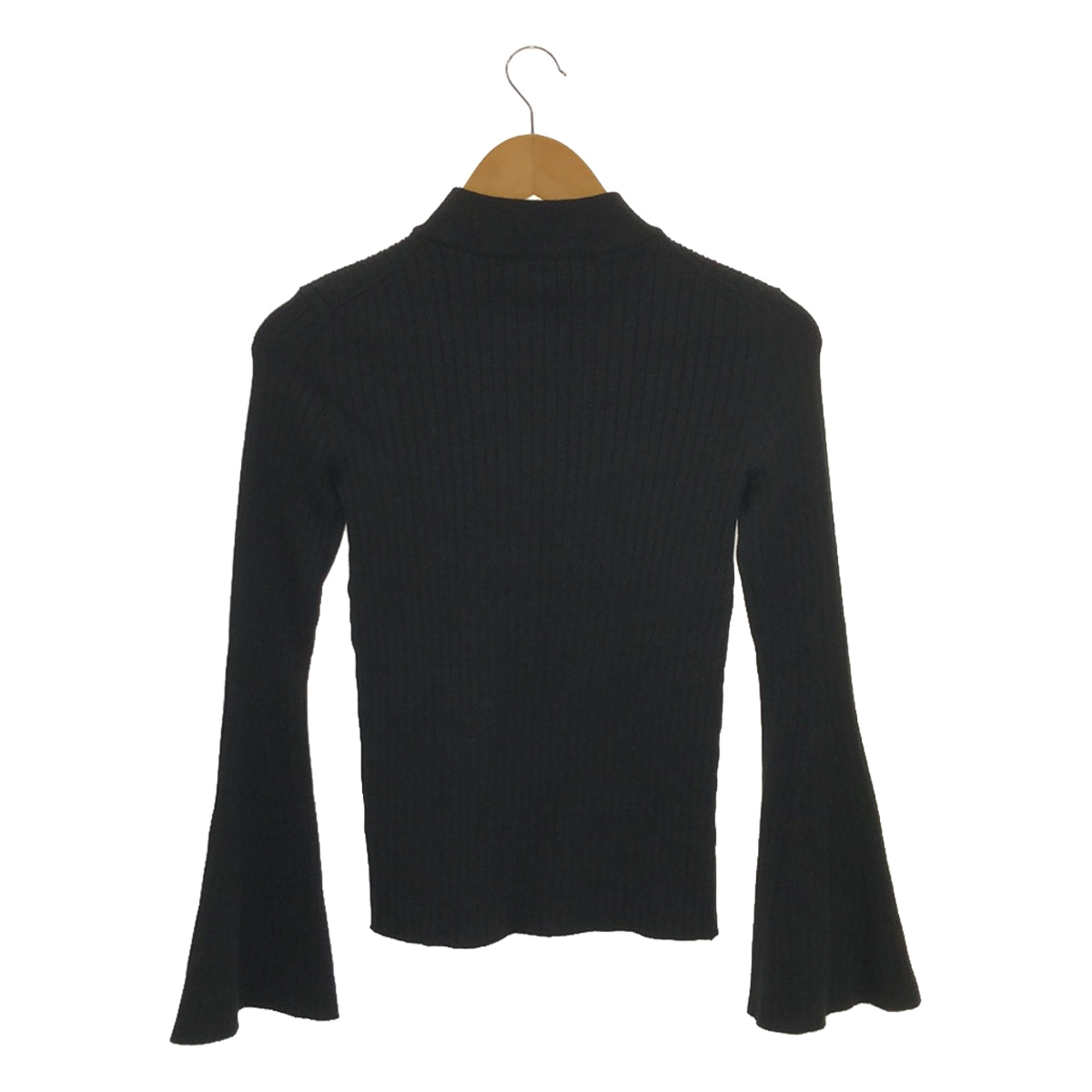 UN3D / Unsreed | Flare Sleeve High Neck Knit | F | Black | Women's