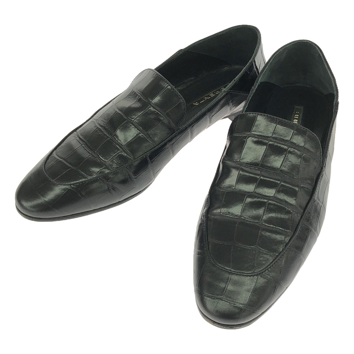 L'Appartement | Special order BRENTA / Crocodile embossed loafers | Size 36 | Women's