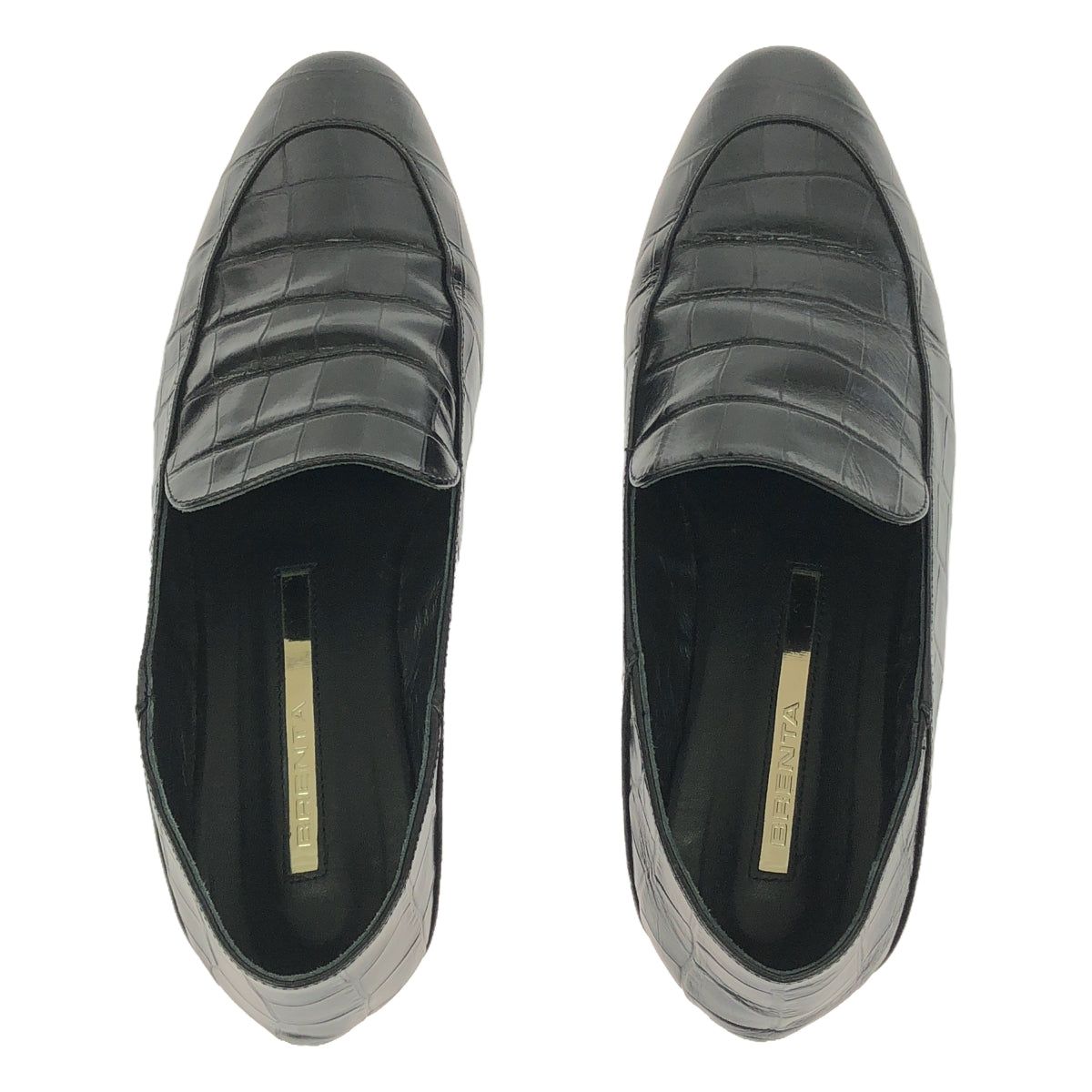 L'Appartement | Special order BRENTA / Crocodile embossed loafers | Size 36 | Women's