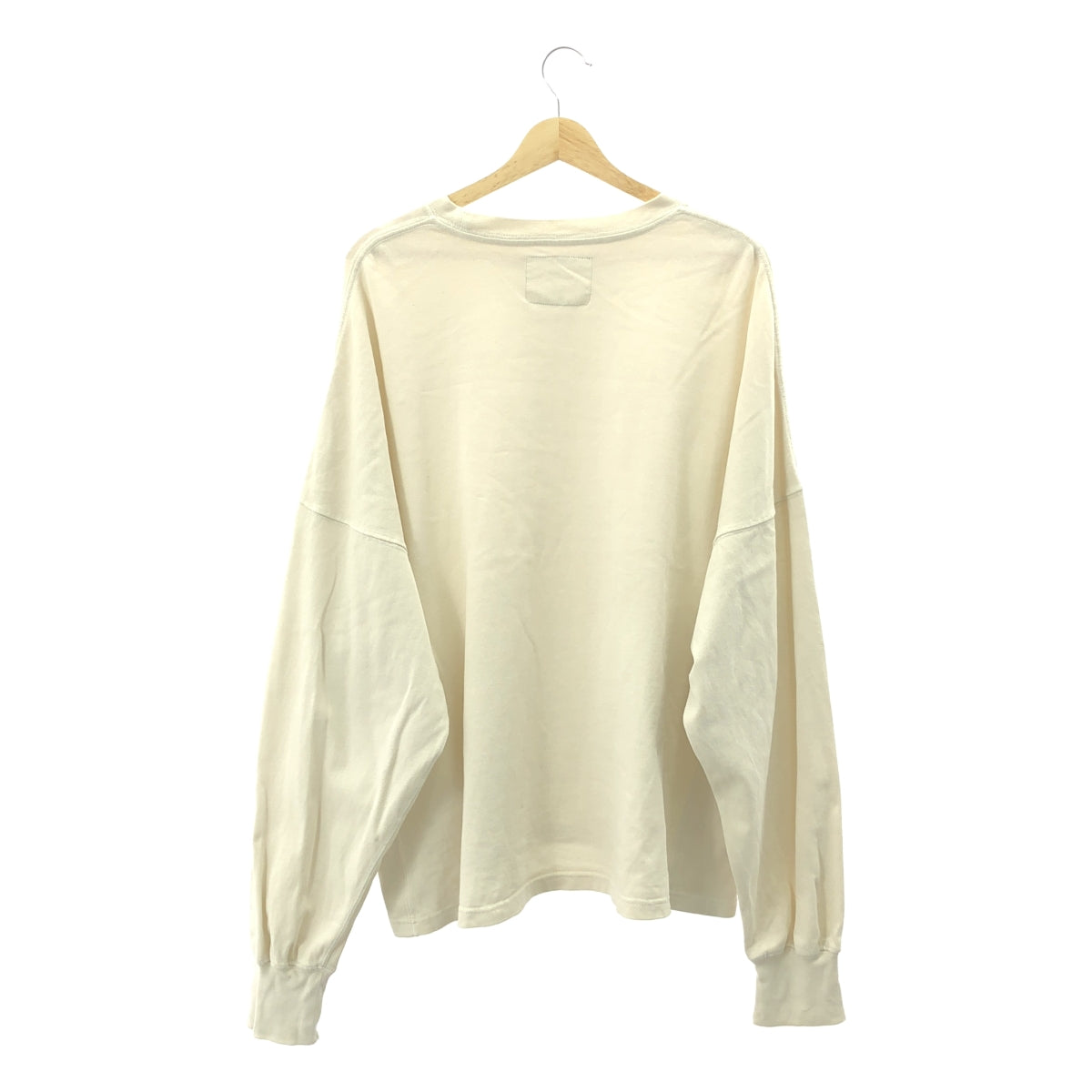 Framework / フレームワーク | 【 mean machine age / ミーンマシーンエイジ 】別注 CROPPED LS TEE / オーバー カットソー | F | エクリュ | レディース
