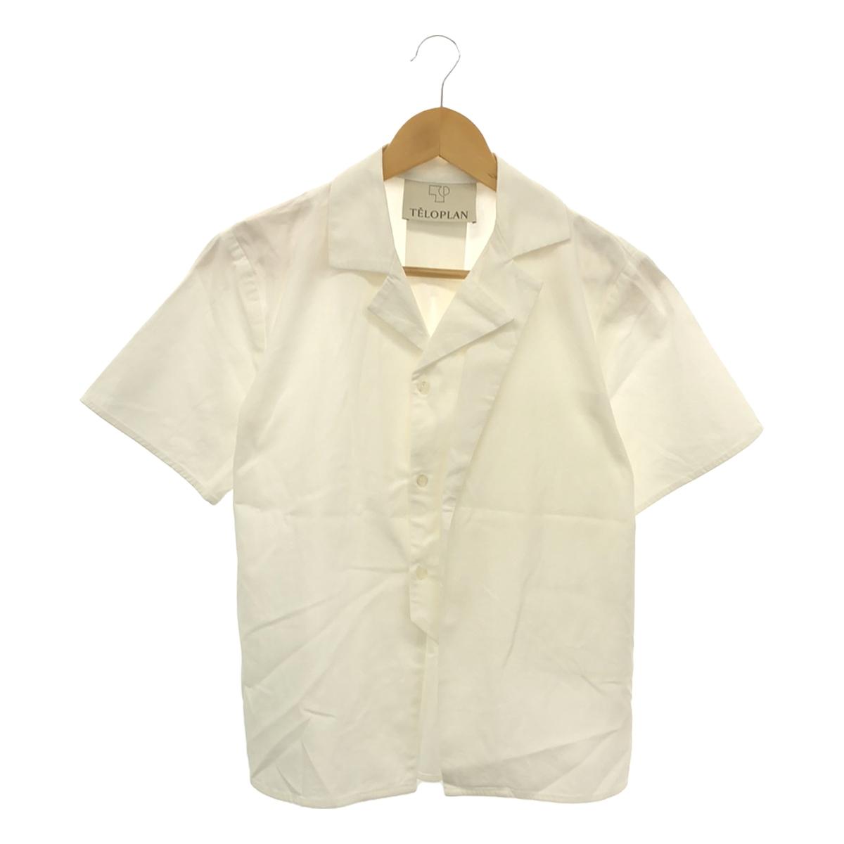 TELOPLAN / Theroplan | 2021SS | Gaspar Layered Collar Shirts Gaspar Layered Collar Short Sleeve Shirt | F | White | Women's