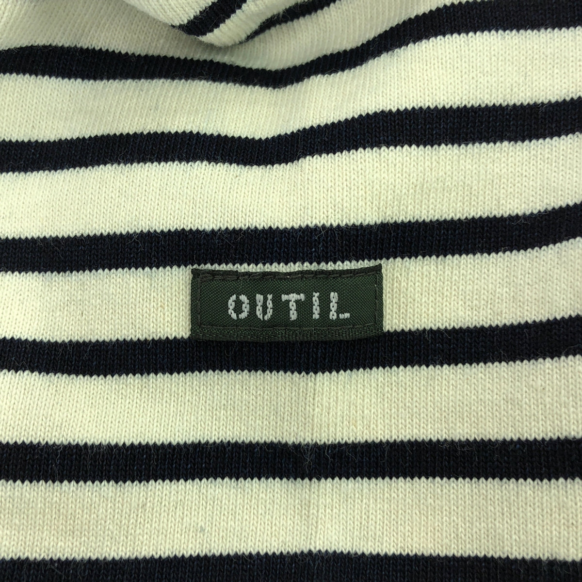 OUTIL / Uti | tricot nay / Border Basque shirt cut and sew | 1 | Men's