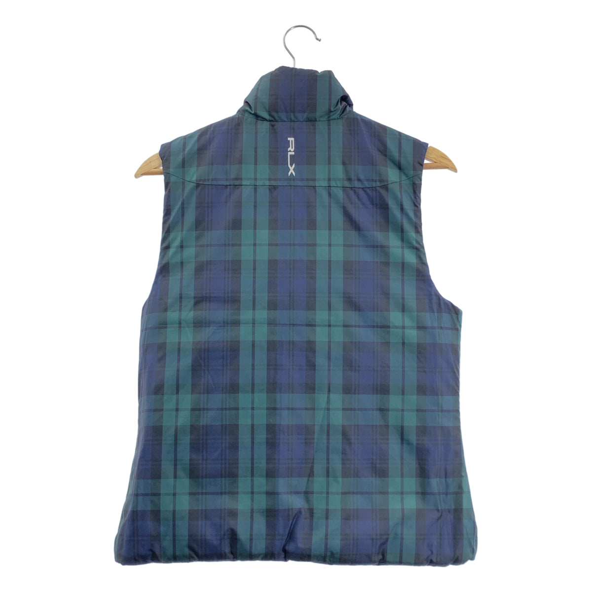 RALPH LAUREN / 랄프 로렌 | RLX / 뒤집을 수있는 체크 다운 조끼 | S |