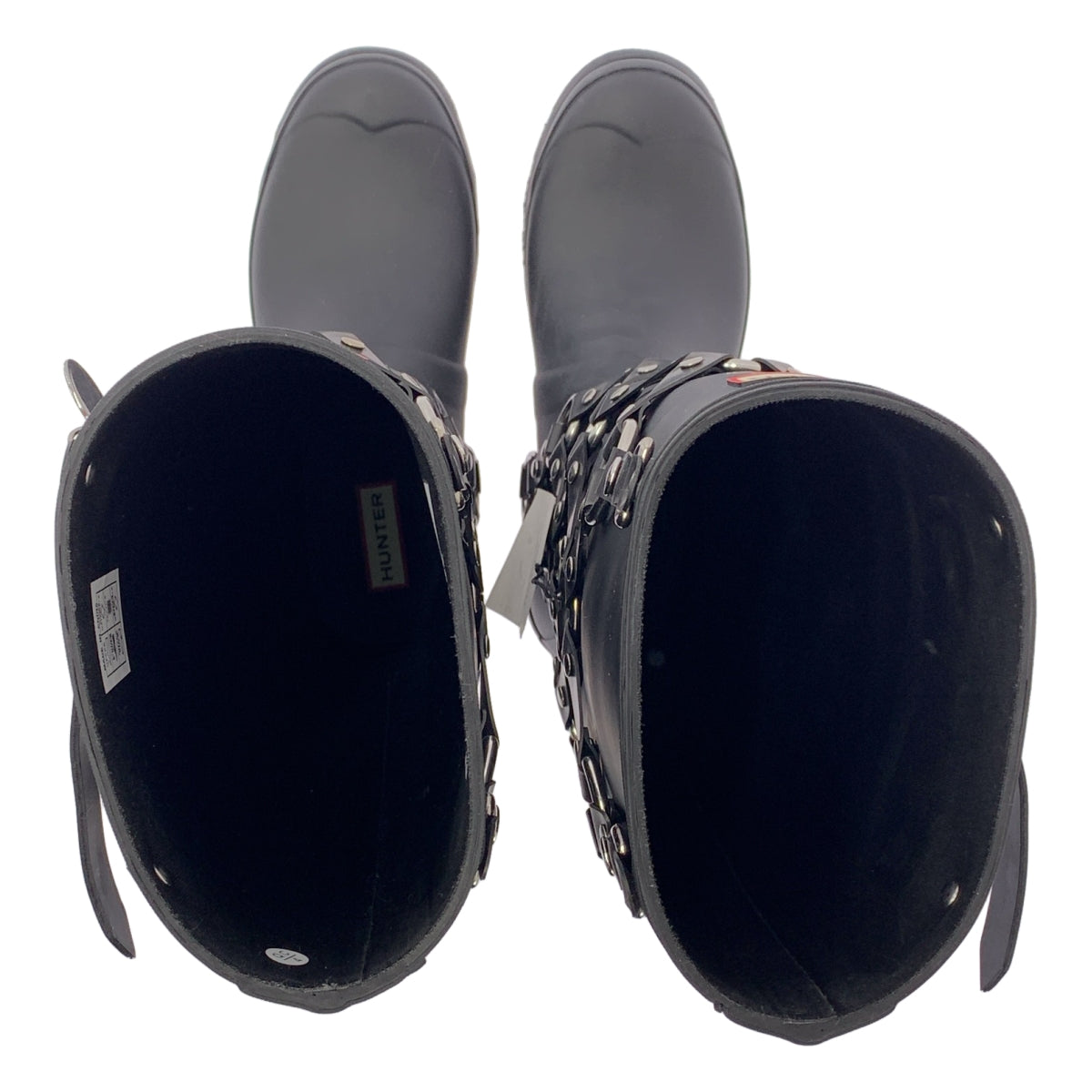 noir kei ninomiya / 느와르 케이니노미야 | × HUNTER / 헌터 링 하네스 롱 레인 부츠 | 4 |