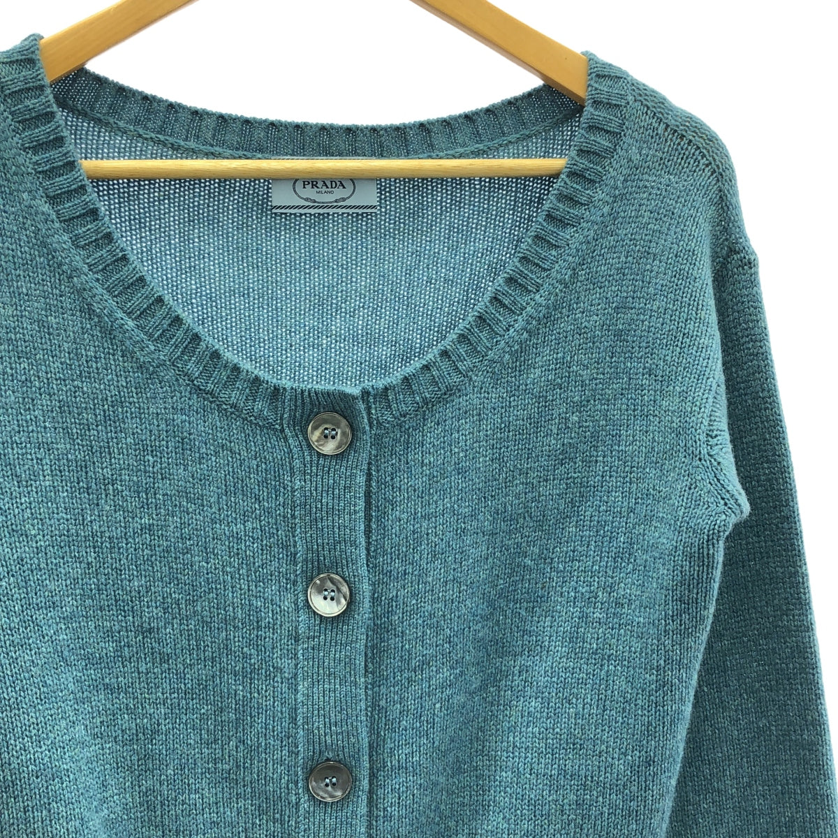 PRADA | 2013 | Cashmere wide neck cardigan | 40 | Women's