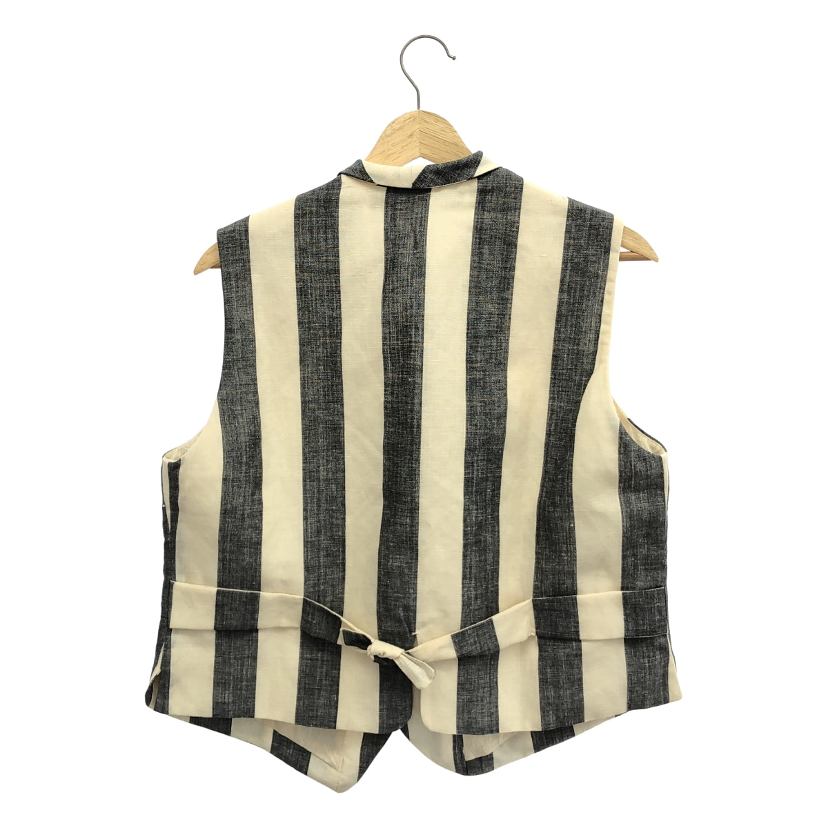 ARCHIVIO J.M.Ribot / アルキビオジェイエムリボット | GL07/FXS / stripe gilet / ストライプ ジレ ベスト / 総裏地 | 48 |