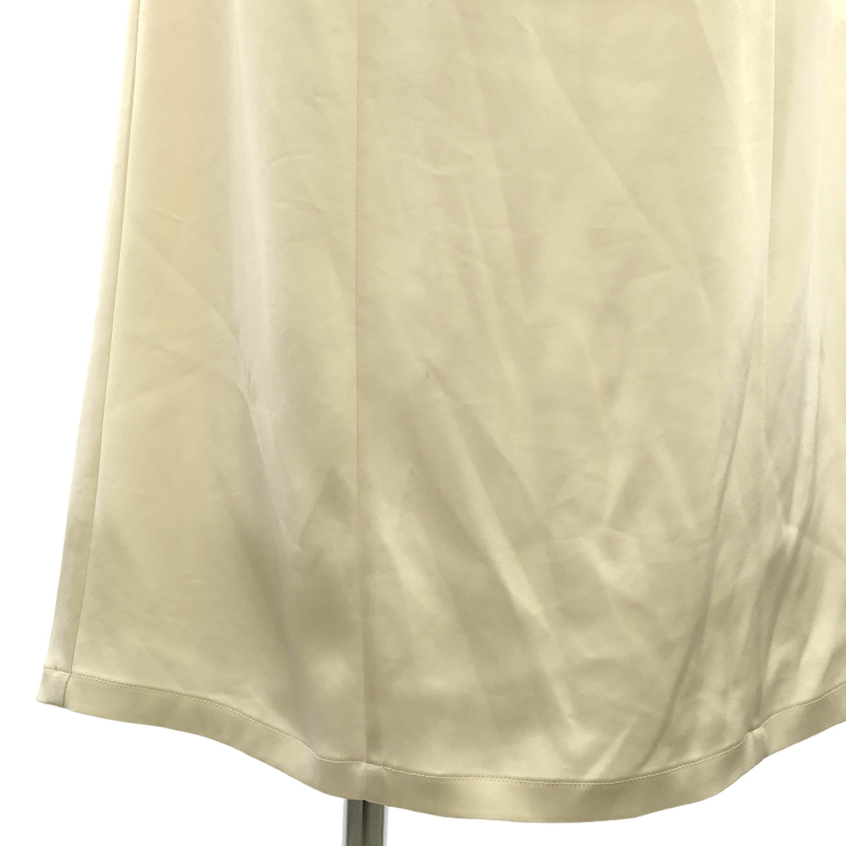 KISHIDAMIKI / キシダミキ | V neck no sleeve dress ノースリーブ ドレス ワンピース | F | アイボリー | レディース