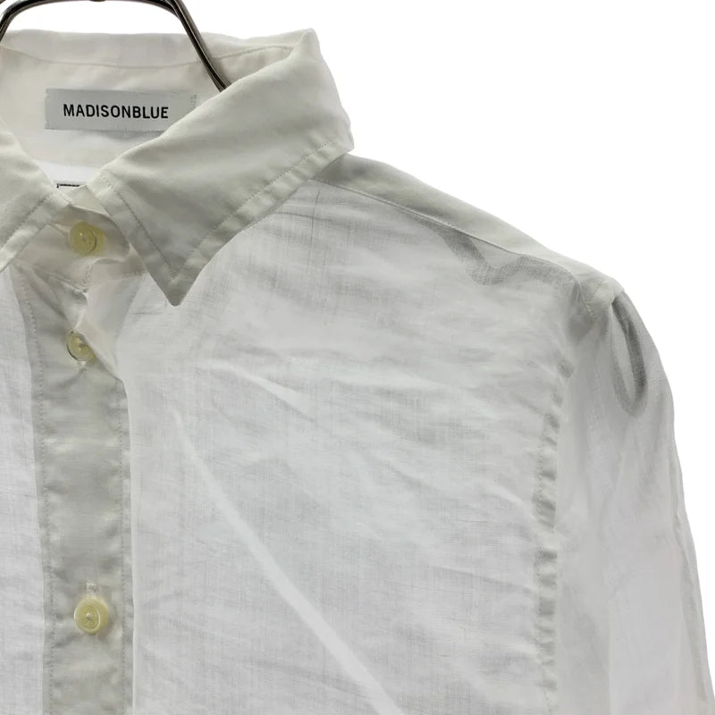 MADISON BLUE / 마디슨 블루 | MADAME SHIRT RAMIE 리넨 셔츠 | 01 | 여성