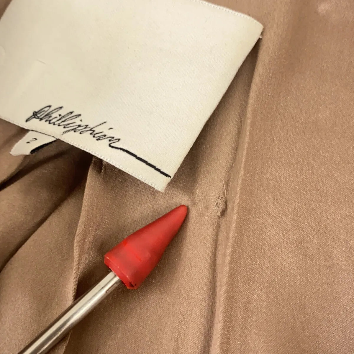 3.1 Phillip Lim / スリーワンフィリップリム | バックベルト ウールコート | 2 | オレンジ | レディース