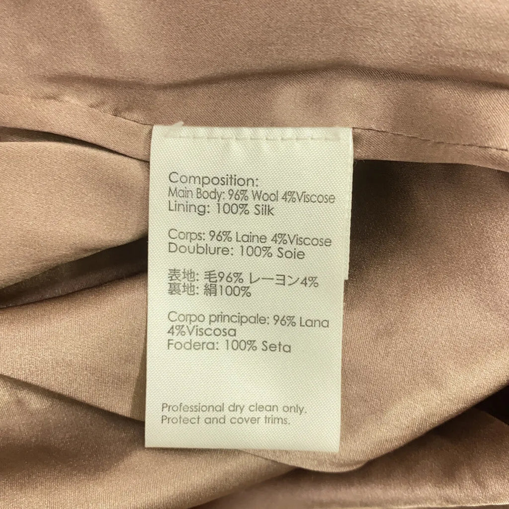 3.1 Phillip Lim / スリーワンフィリップリム | バックベルト ウールコート | 2 | オレンジ | レディース