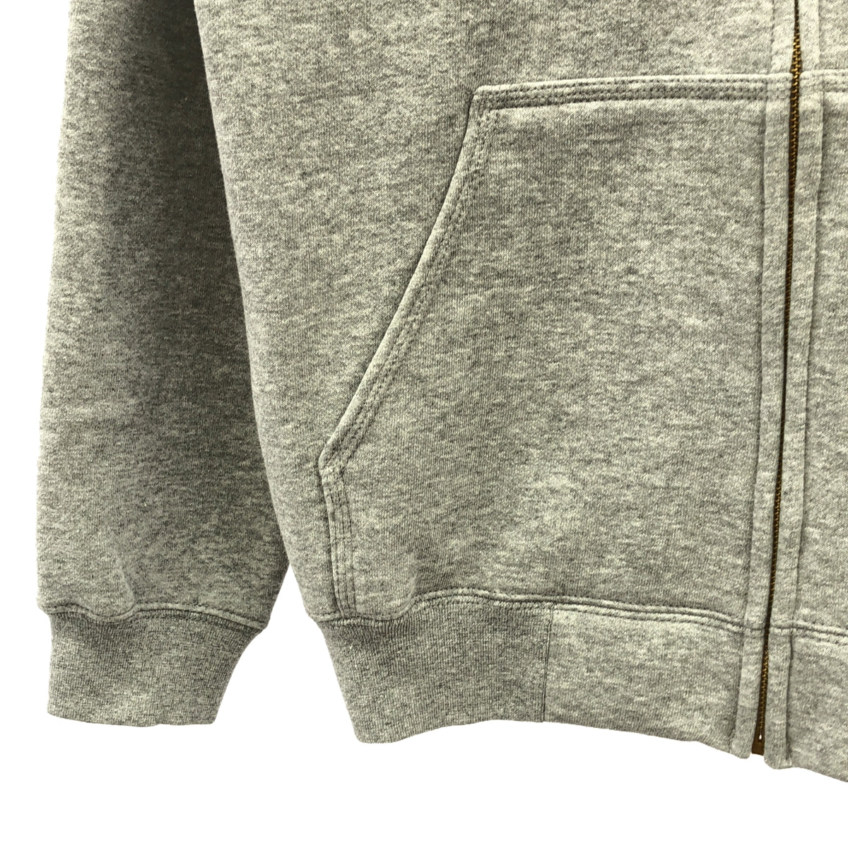 【美品】  carhartt / カーハート | LOOSE FIT MIDWEIGHT FULL ZIP HOODIE ルーズフィット ミッドウェイト フルジップ パーカー | S | グレー | メンズ