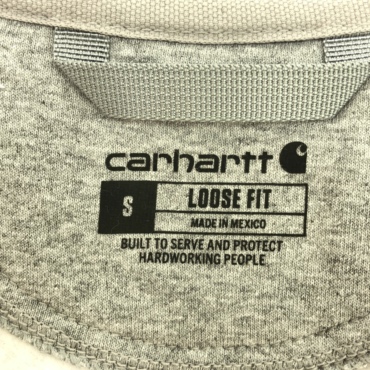 【美品】  carhartt / カーハート | LOOSE FIT MIDWEIGHT FULL ZIP HOODIE ルーズフィット ミッドウェイト フルジップ パーカー | S | グレー | メンズ