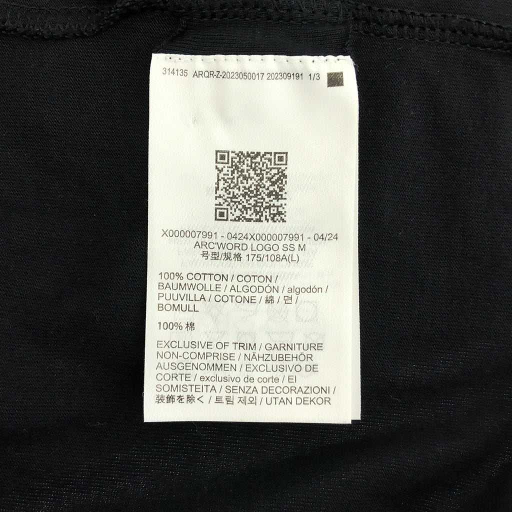 ARC'TERYX / アークテリクス | Arc'Word Logo SS Men's アークワード ロゴ プリント Tシャツ | L |