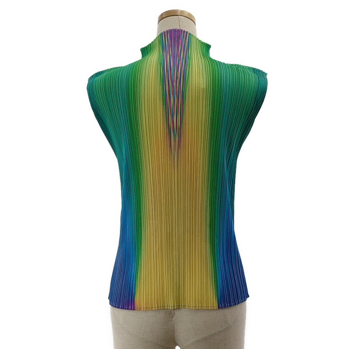 PLEATS PLEASE ISSEY MIYAKE / 플리츠 프리즈 이세이 미야케 | 그라데이션 플리츠 민소매 컷소우 | 3 |