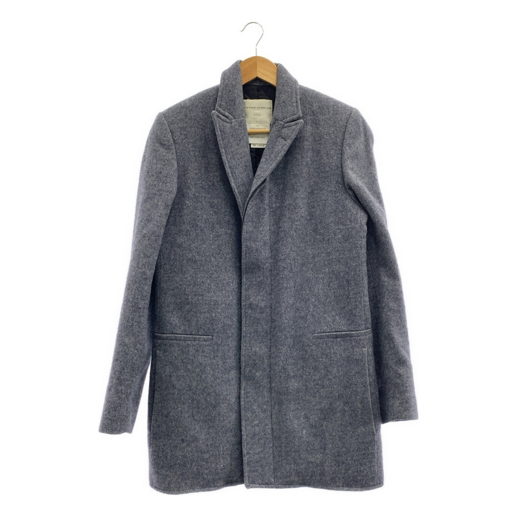 STEPHAN SCHNEIDER / 스테판 슈나이더 | 울 퀼트 체스터 코트 | 3 | 그레이 | 남성