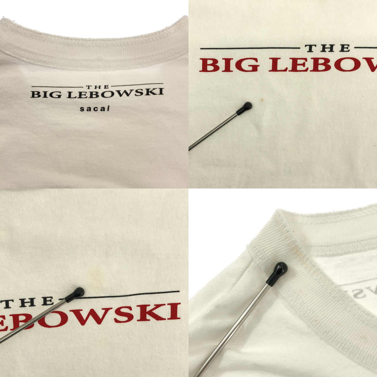 sacai | 2020 春夏 | 《謀殺綠腳趾》/雙面印花T卹 | 1 碼 | 白色 | 男款