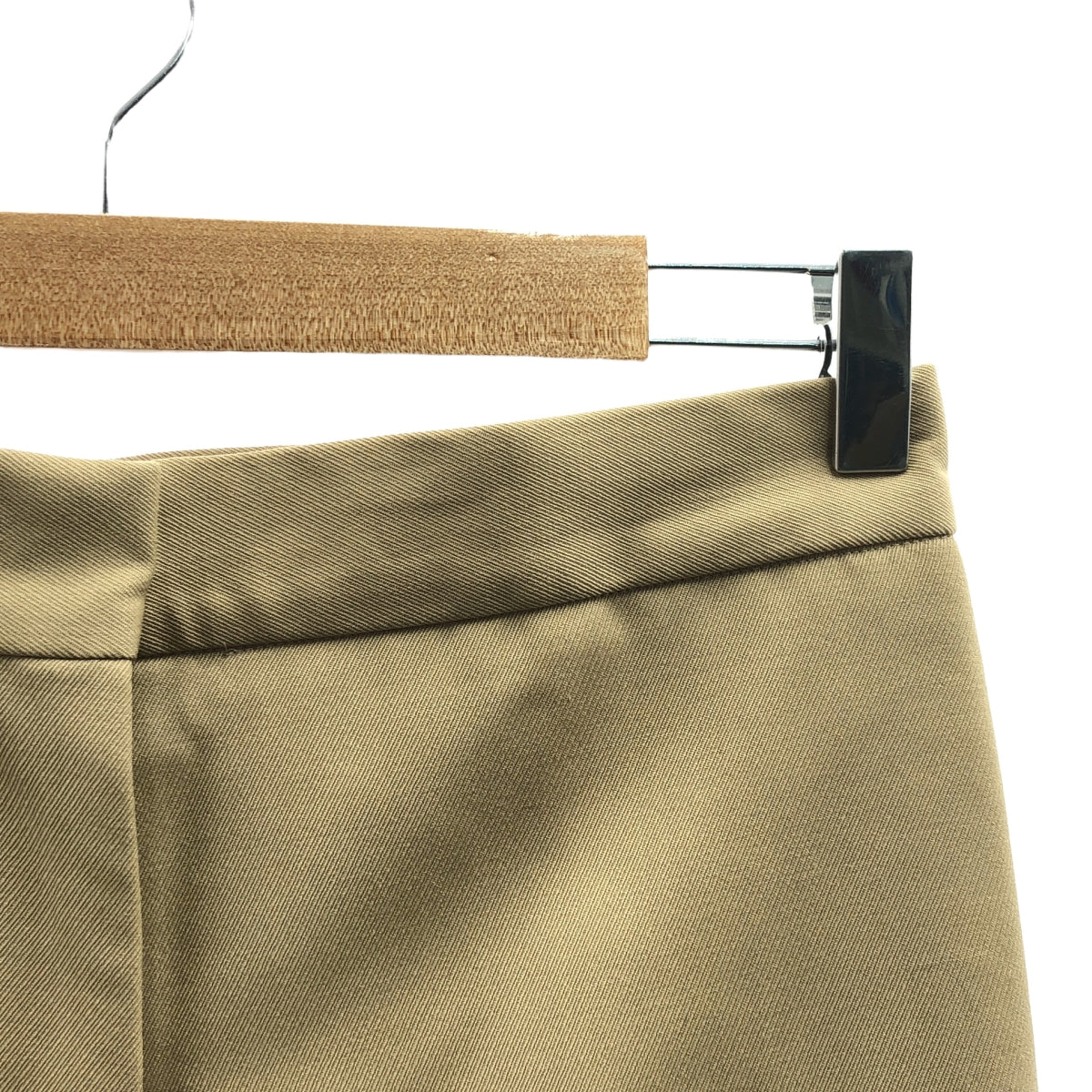 JIL SANDER / ジルサンダー | ウール テーパード スラックスパンツ | 32 | ベージュ | レディース
