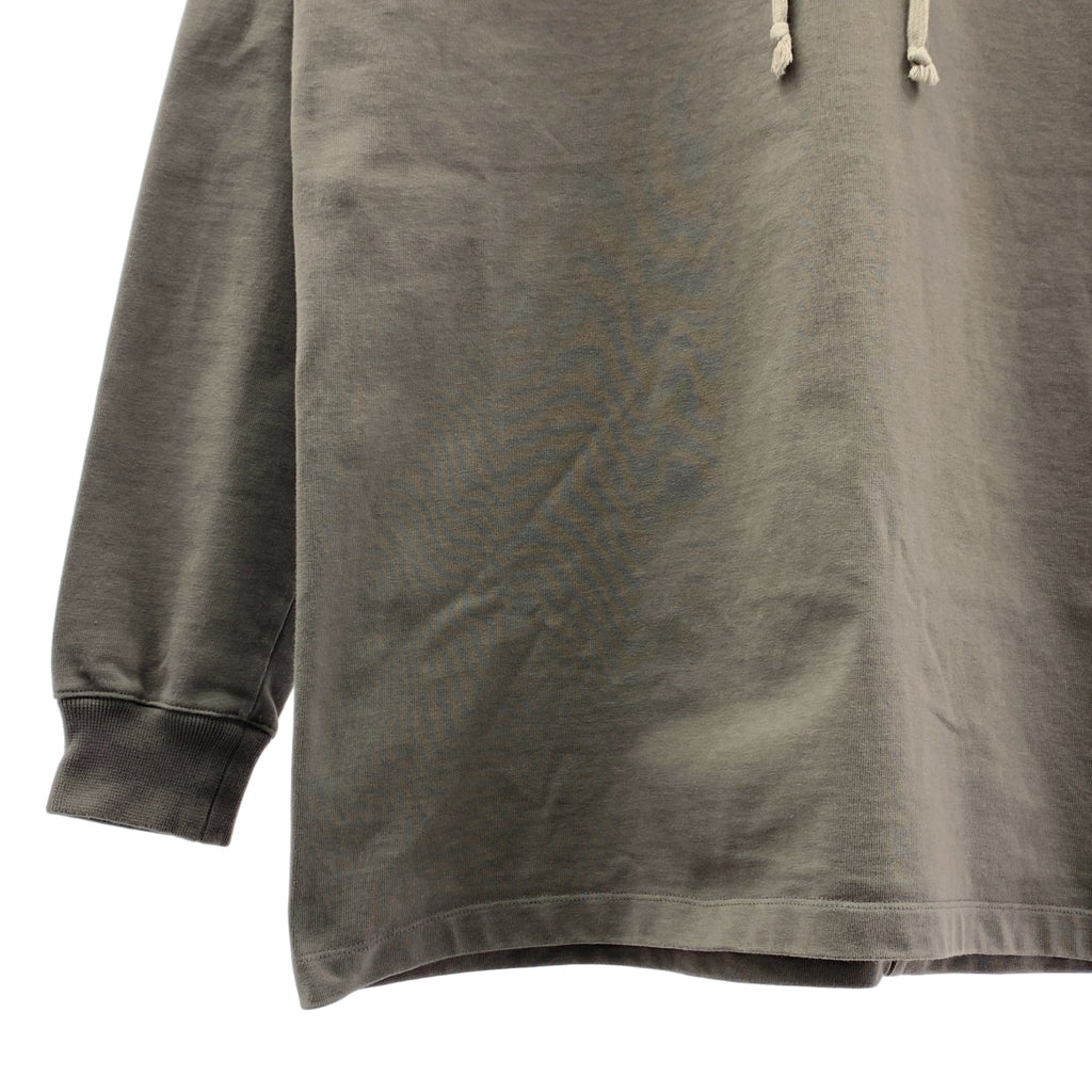 【美品】  Rick Owens / リックオウエンス | 2021SS | PHLEGETHON Classic Hoodie クラシック コットン パーカー | XS | グレー | メンズ