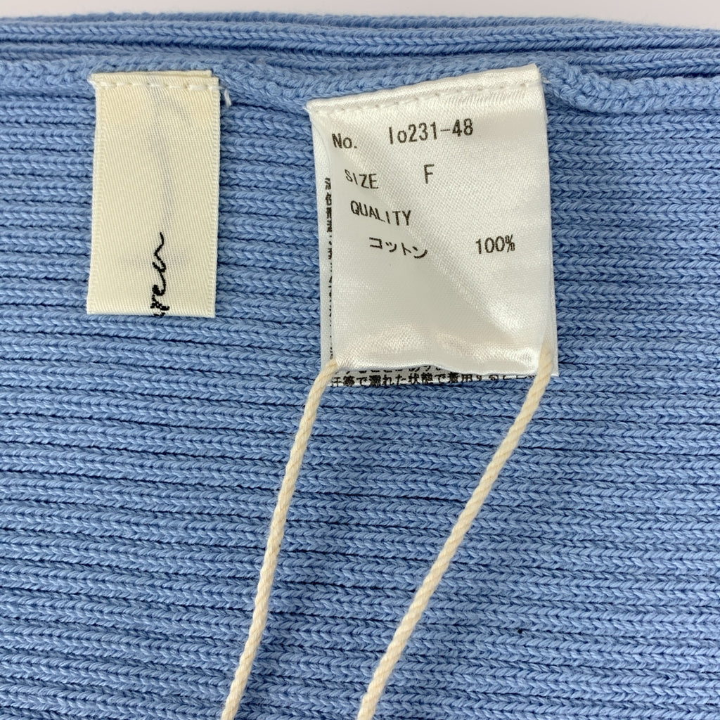 louren / ローレン | ノースリーブ リブ ニット | F | レディース