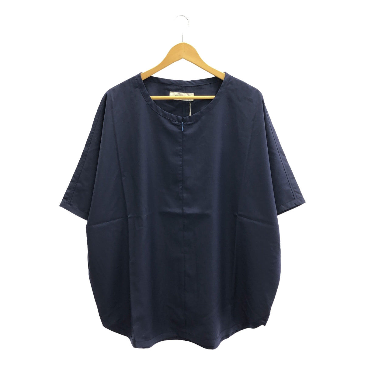 【新品】  prasthana / プラスターナ | slick shirt 半袖シャツ | L | ネイビー | メンズ