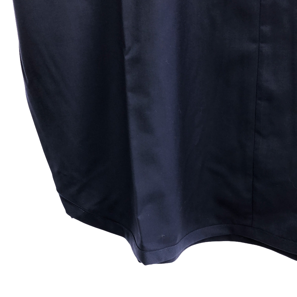 [New] prasthana / Prasthana | Slick shirt short sleeve shirt | L | Navy | Men's