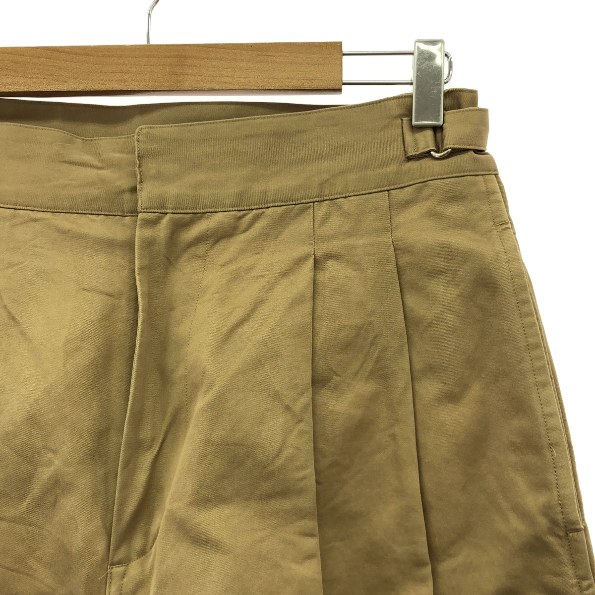 JOHN SMEDLEY / John Smedley | Cotton Ramie Gurkha Shorts | 2 | Beige | Men's