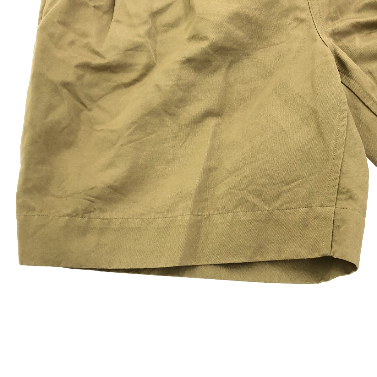 JOHN SMEDLEY / John Smedley | Cotton Ramie Gurkha Shorts | 2 | Beige | Men's