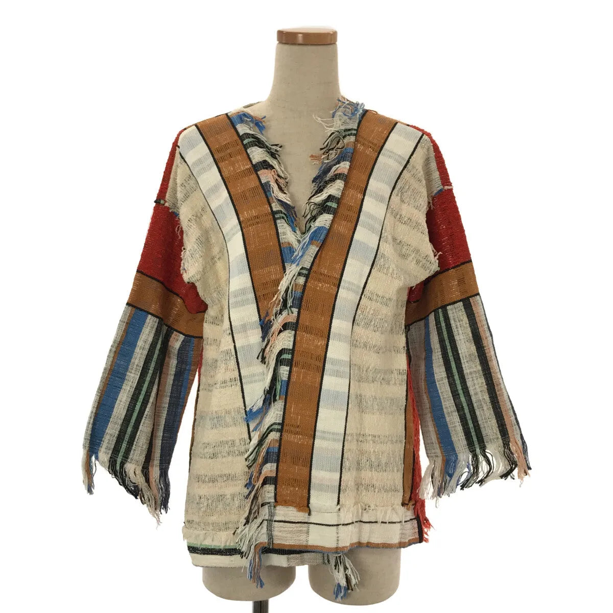 【美品】  forte_forte / フォルテフォルテ | Ron Herman取扱い フリンジジャケット | マルチカラー | レディース