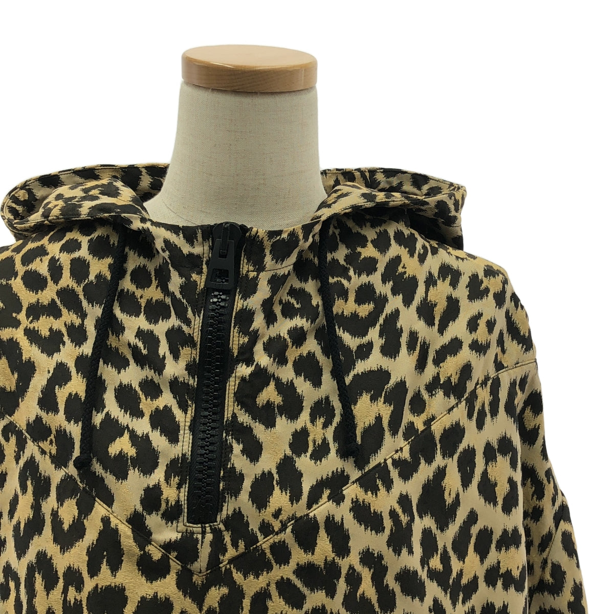 Christian Dior / クリスチャンディオール | 2021AW | レオパード ジャカード アノラック ジャケット BEE刺しゅう ユニセックス パーカー | S | レディース