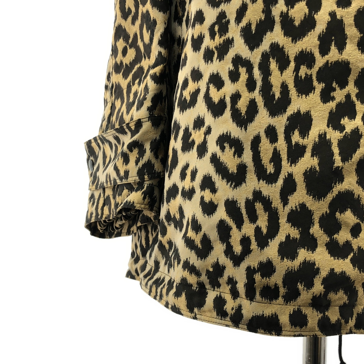 Christian Dior / クリスチャンディオール | 2021AW | レオパード ジャカード アノラック ジャケット BEE刺しゅう ユニセックス パーカー | S | レディース