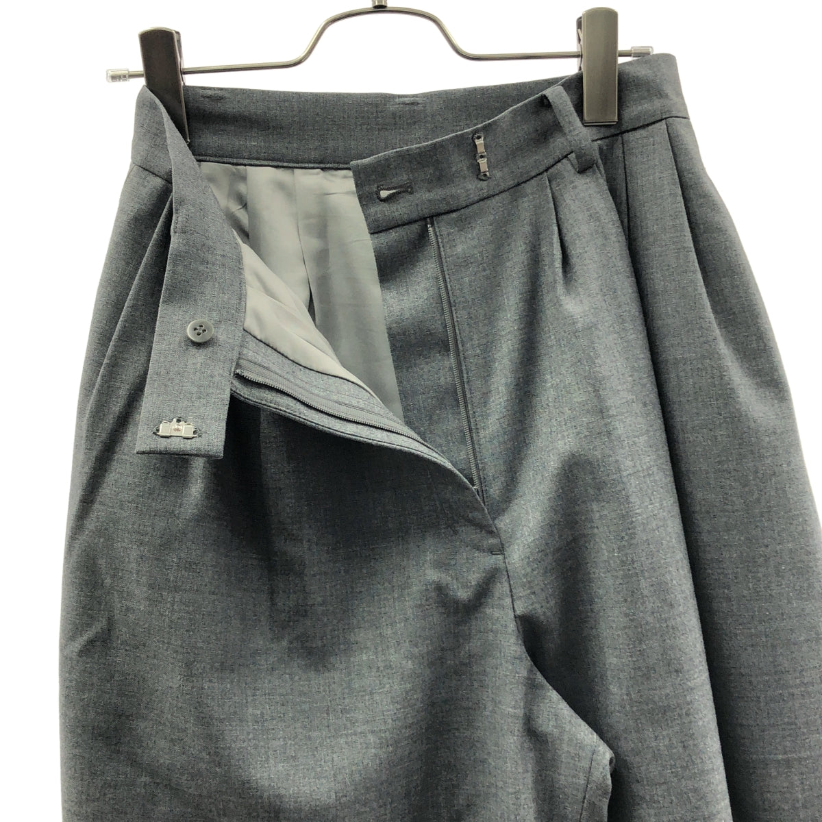 CITYSHOP / 시티 숍 | 2023AW | VOLUME WOOL PANT / 볼륨 택 와이드 팬츠 / 안감 포함 | 36 | 여성