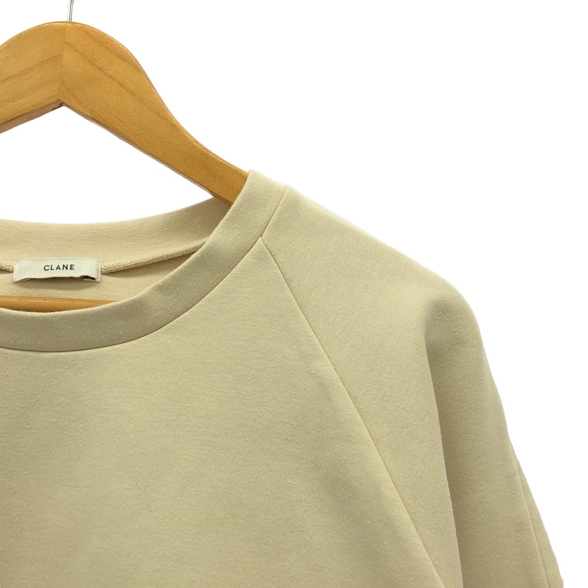 CLANE / クラネ | CARD BOARD BACK FRILL TOPS トップス | 1 | ベージュ | レディース